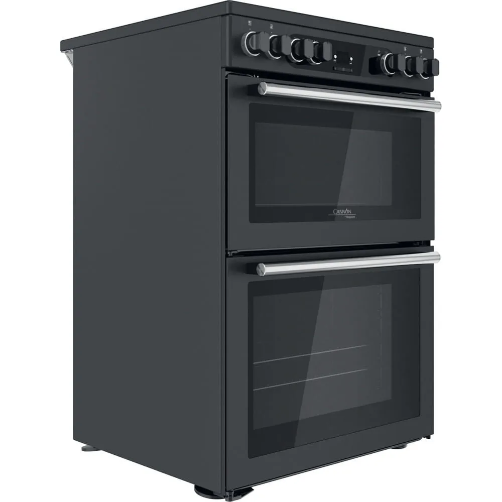 Hotpoint CD67V9H2CA/UK Freestanding Electric Ceramic Cooker - Black