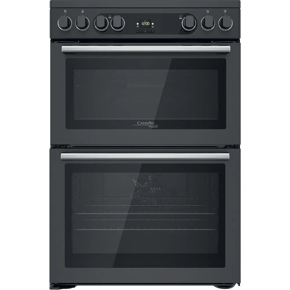 Hotpoint CD67V9H2CA/UK Freestanding Electric Ceramic Cooker - Black
