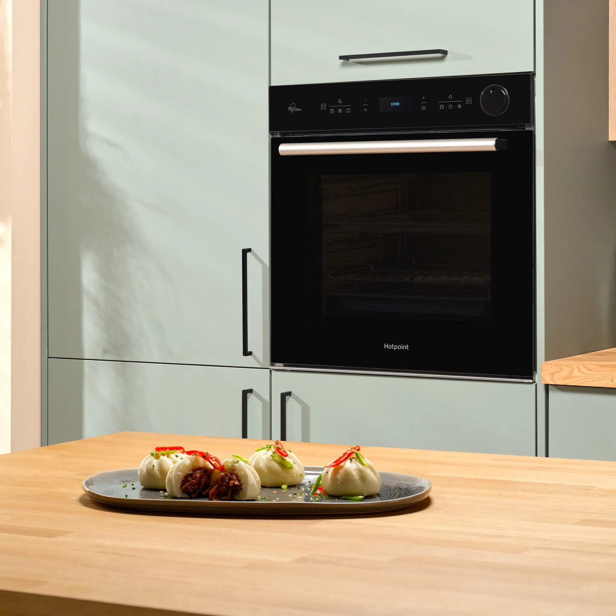 Hotpoint Class 4 SI4S 854 C BL Built-In Electric Oven - Air Fry, Active Steam, Black