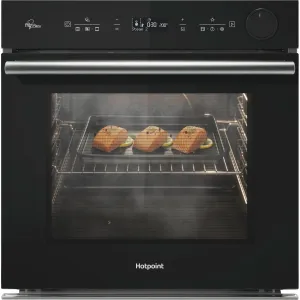 Hotpoint Class 4 SI4S 854 C BL Built-In Electric Oven - Air Fry, Active Steam, Black