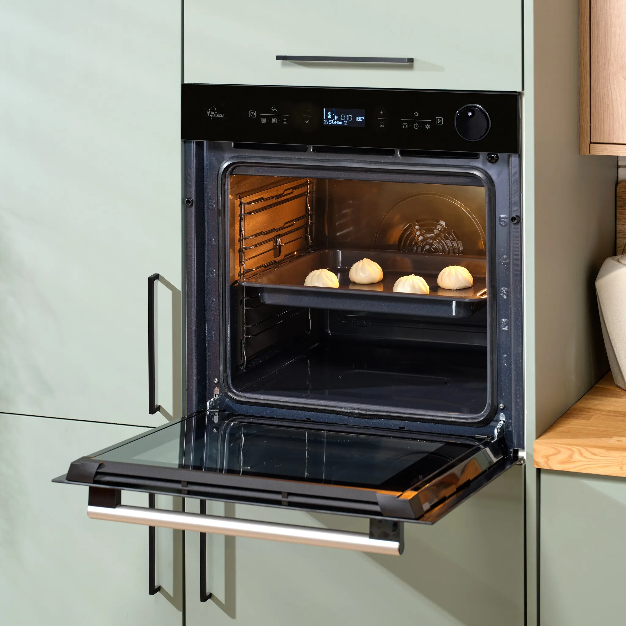 Hotpoint Class 4 SI4S 854 C BL Built-In Electric Oven - Air Fry, Active Steam, Black