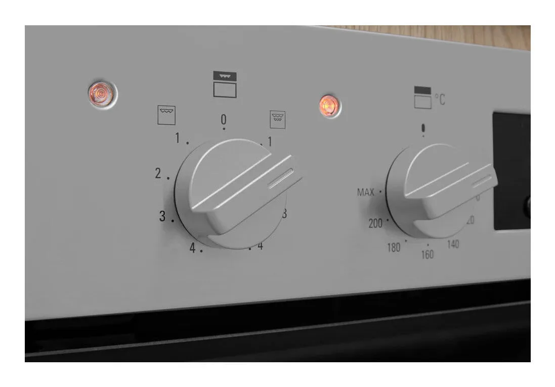 Hotpoint DD2 540 IX Built-In 74L Electric Double Oven - Stainless Steel