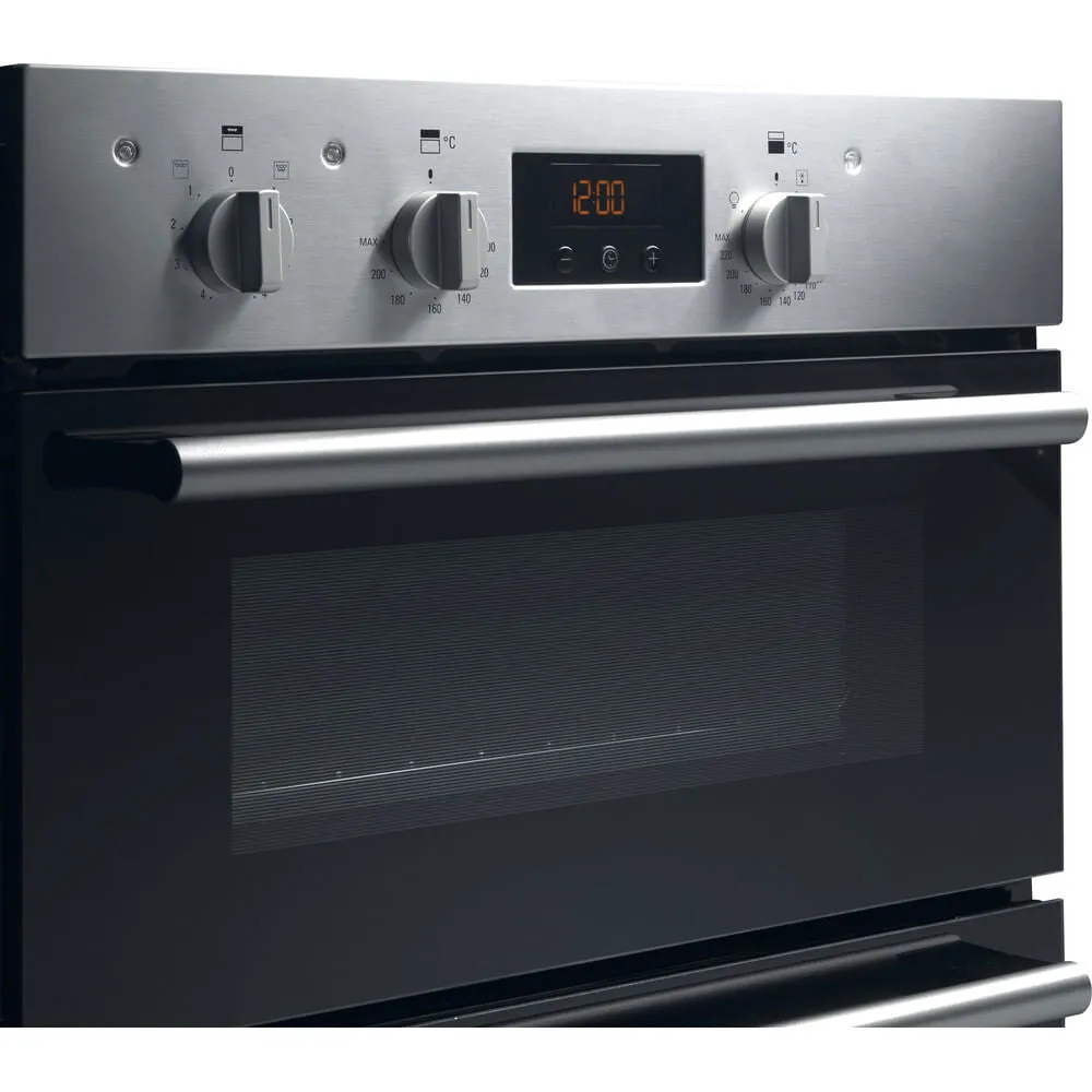 Hotpoint DD2 540 IX Built-In 74L Electric Double Oven - Stainless Steel