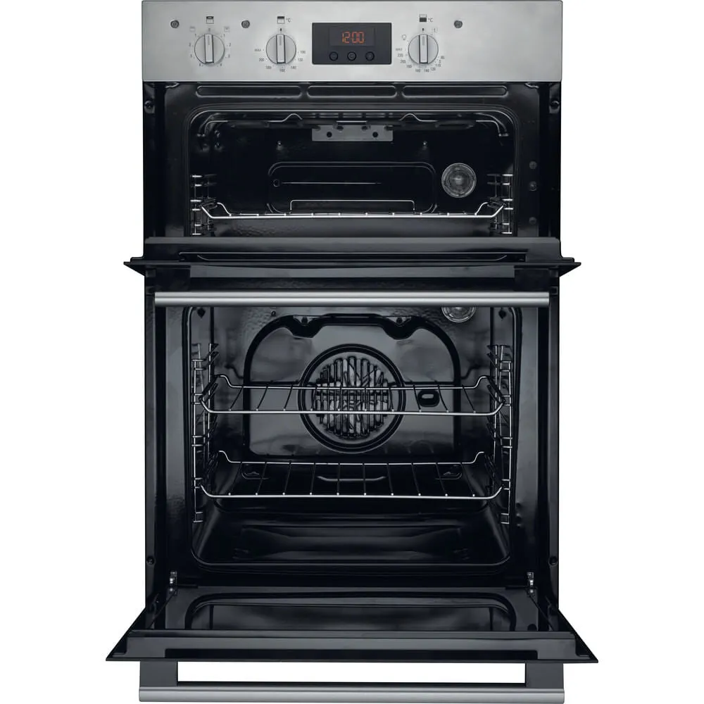 Hotpoint DD2 540 IX Built-In 74L Electric Double Oven - Stainless Steel