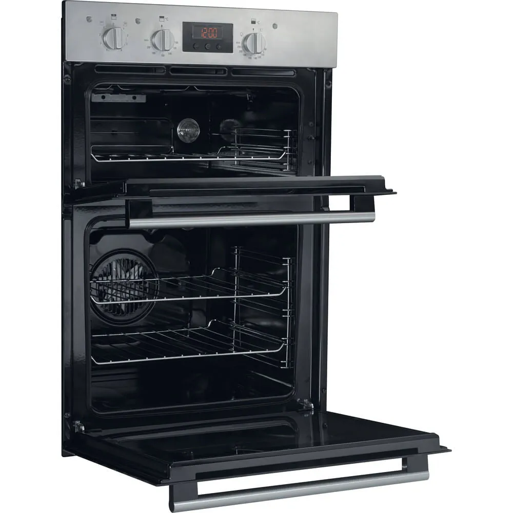 Hotpoint DD2 540 IX Built-In 74L Electric Double Oven - Stainless Steel
