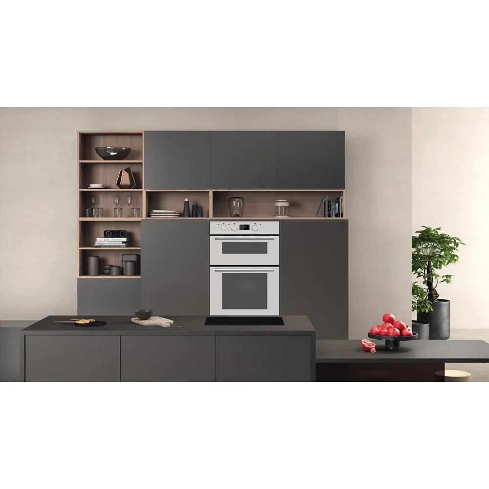 Hotpoint DD2 540 WH Built-In 116L Electric Double Oven - White