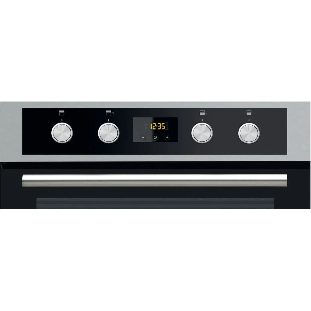 Hotpoint DD2 844 C IX Built-In 112L Electric Double Oven - 1650W, Black