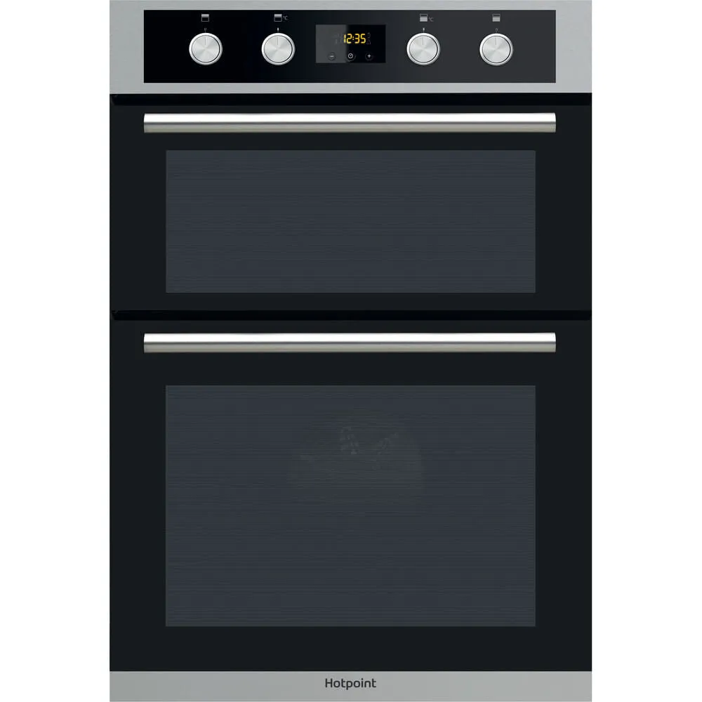 Hotpoint DD2 844 C IX Built-In 112L Electric Double Oven - 1650W, Black