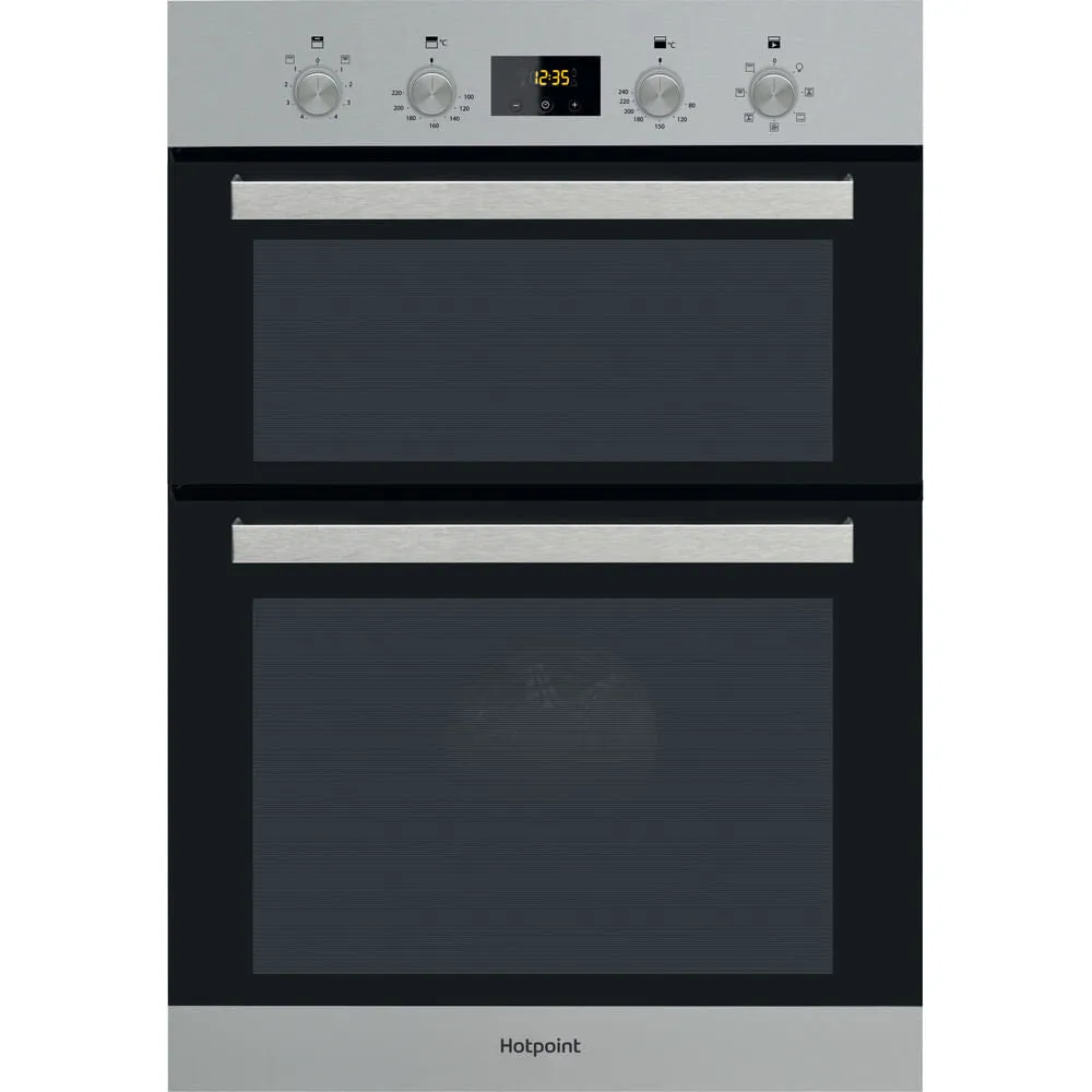 Hotpoint DKD3 841 IX Built-In 109L Electric Double Oven - Stainless Steel