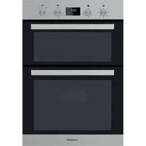 Hotpoint DKD3 841 IX Built-In 109L Electric Double Oven - Stainless Steel