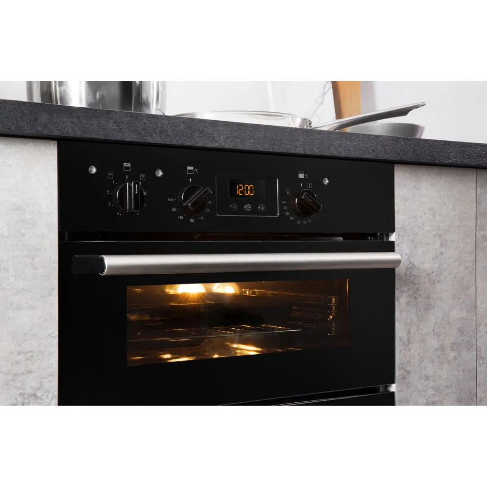 Hotpoint DU2 540 BL Built-In 96L Electric Double Oven - Black