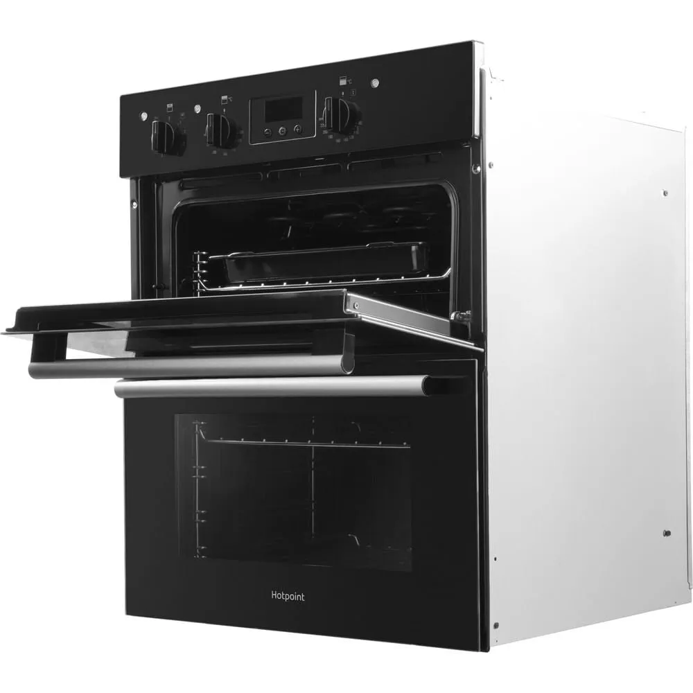 Hotpoint DU2 540 BL Built-In 96L Electric Double Oven - Black