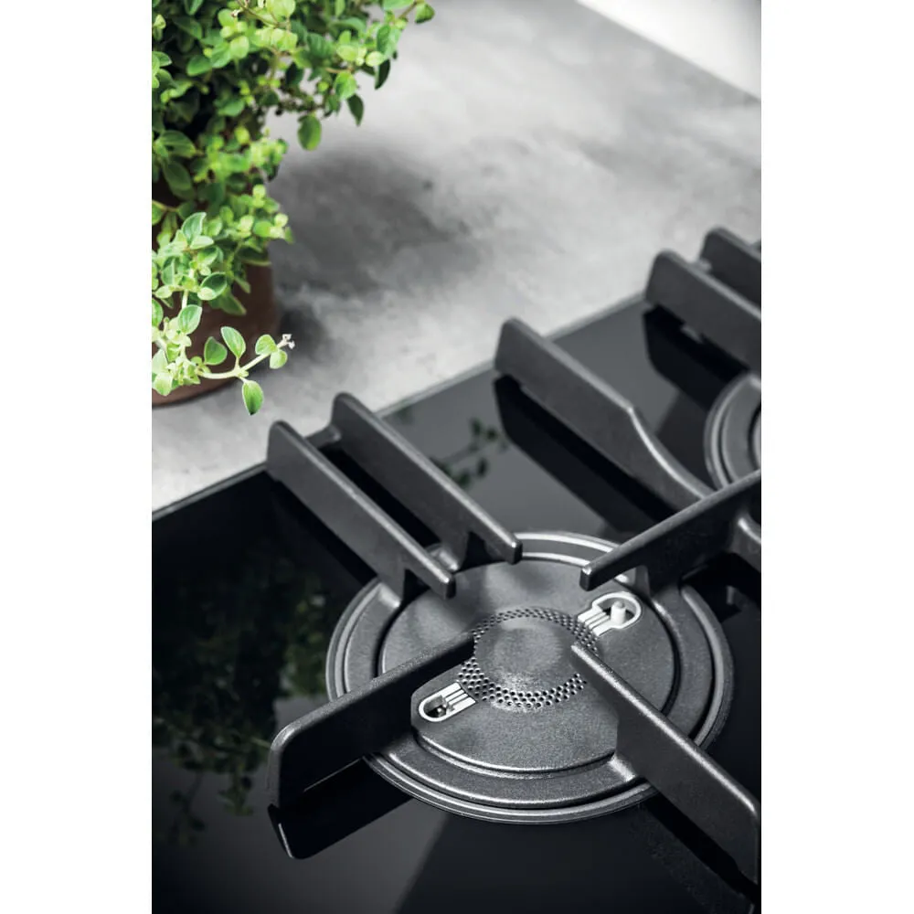 Hotpoint FTGHG 751 D/H(BK) 75cm Built-in Gas Hob - 5 Zones, Black