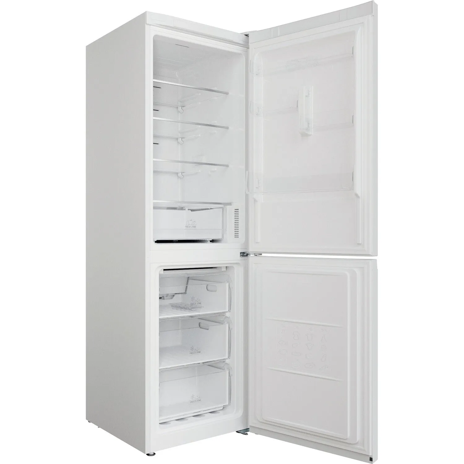 Hotpoint H5X 82O W Freestanding 335L Fridge Freezer - White