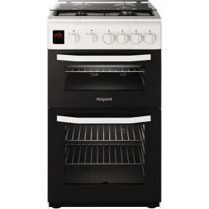 Hotpoint HD5G00CCW/UK Freestanding Gas Cooker - White, A  Rated