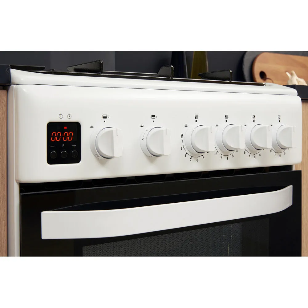 Hotpoint HD5G00CCW/UK Freestanding Gas Cooker - White, A  Rated