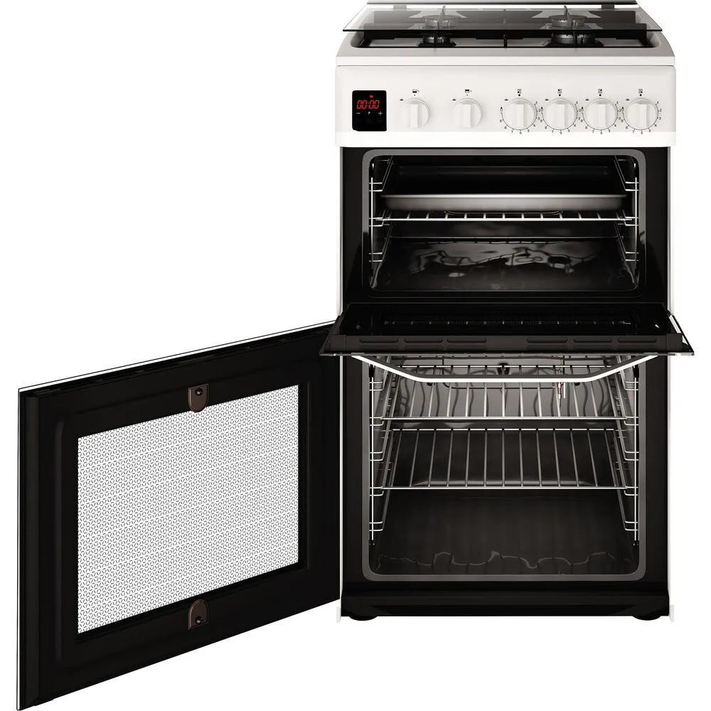 Hotpoint HD5G00CCW/UK Freestanding Gas Cooker - White, A  Rated