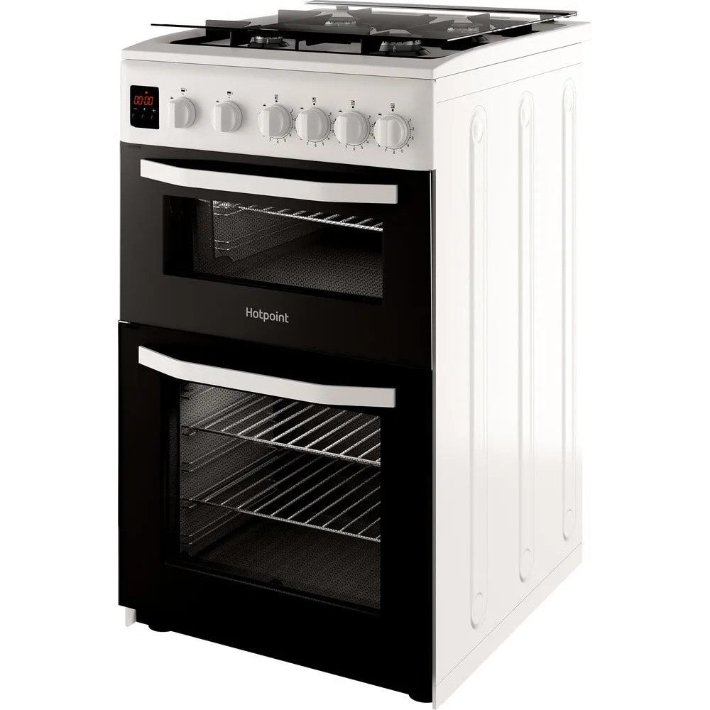 Hotpoint HD5G00CCW/UK Freestanding Gas Cooker - White, A  Rated