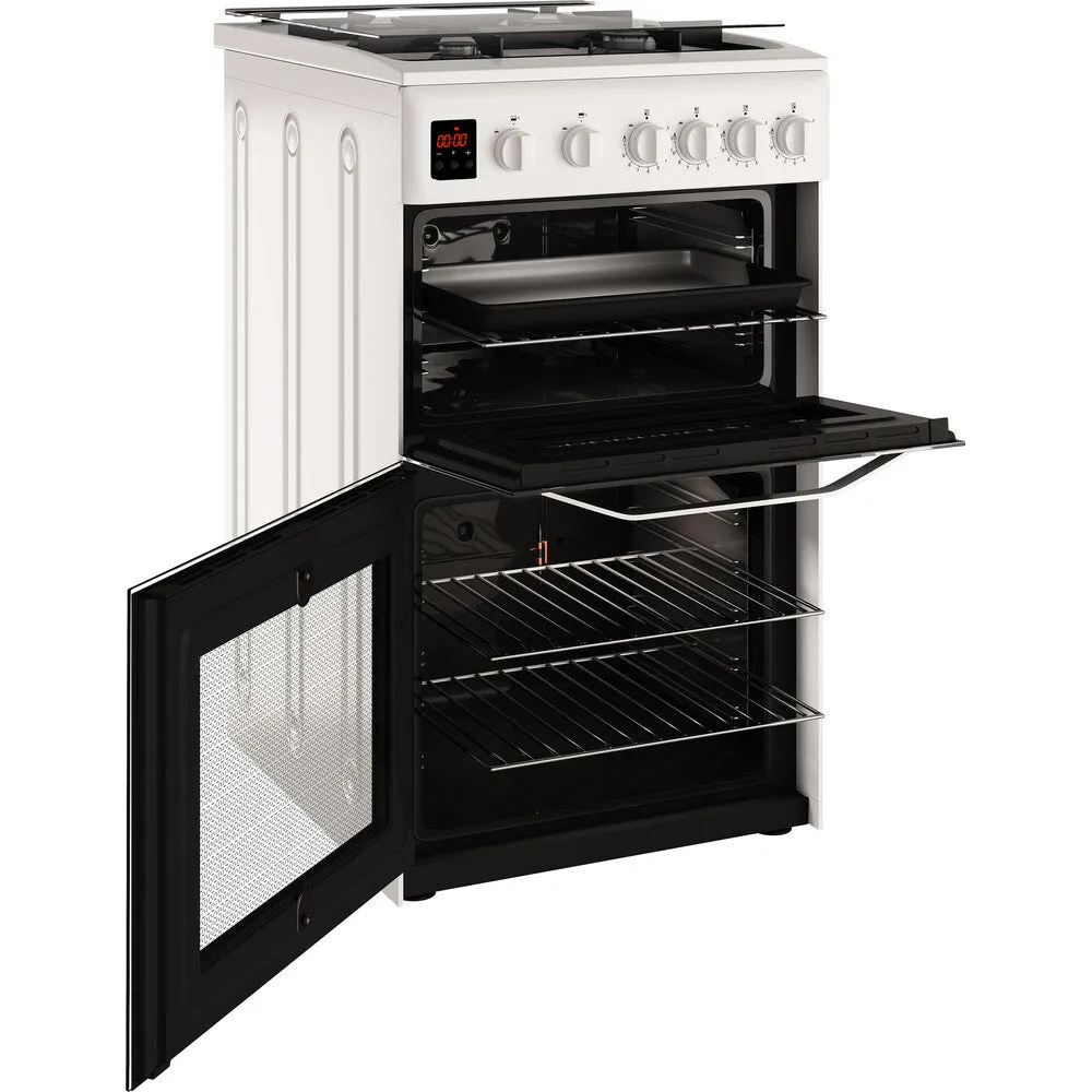 Hotpoint HD5G00CCW/UK Freestanding Gas Cooker - White, A  Rated