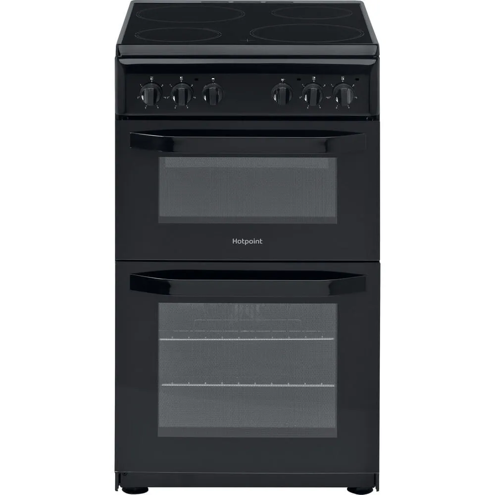 Hotpoint HD5V92KCB Freestanding Electric Ceramic Cooker - Black