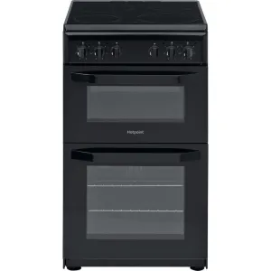 Hotpoint HD5V92KCB Freestanding Electric Ceramic Cooker - Black