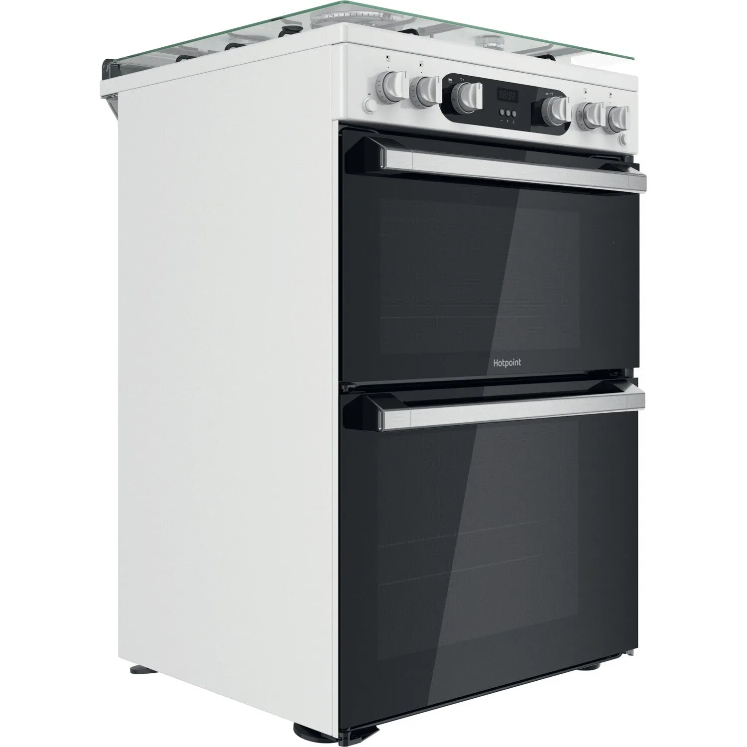 Hotpoint HD67G02CCW/UK Freestanding Gas Cooker - White
