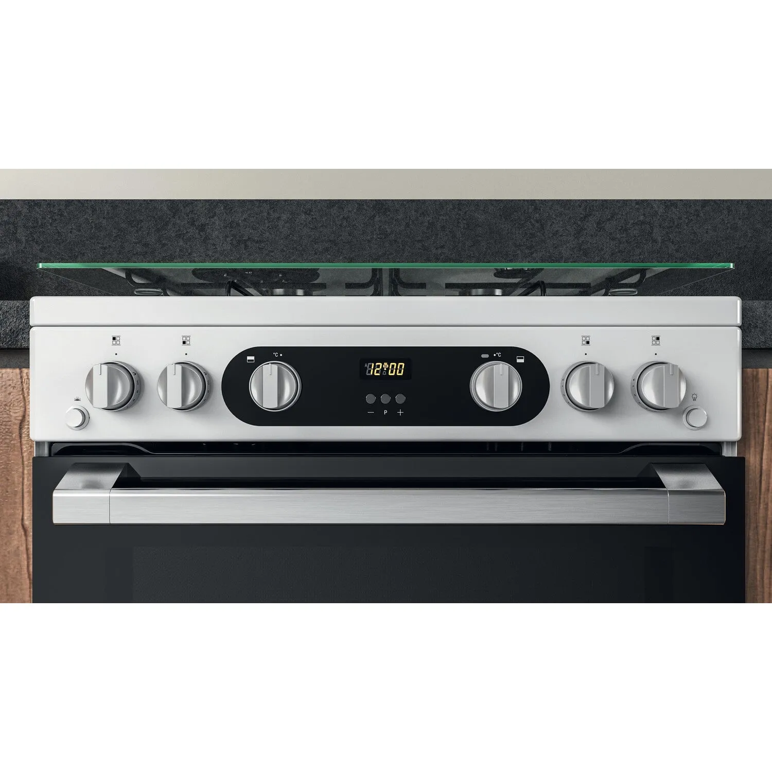 Hotpoint HD67G02CCW/UK Freestanding Gas Cooker - White