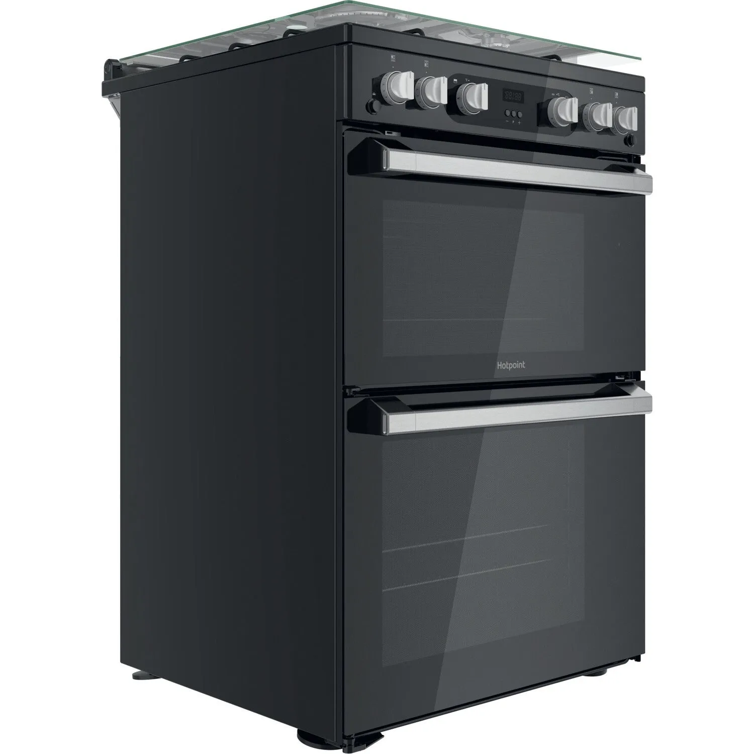 Hotpoint HDM67G0C2CB/UK Freestanding Gas Cooker - Black
