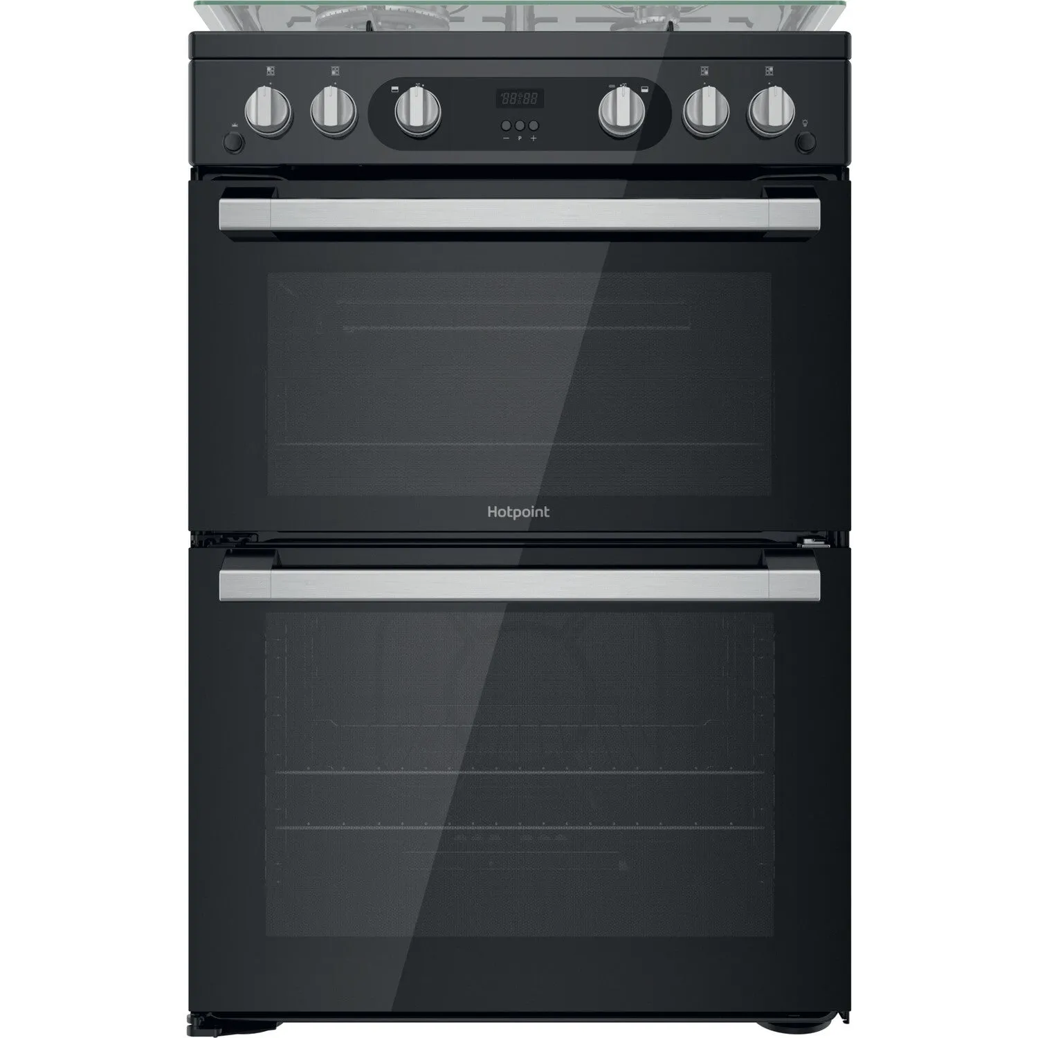 Hotpoint HDM67G0C2CB/UK Freestanding Gas Cooker - Black