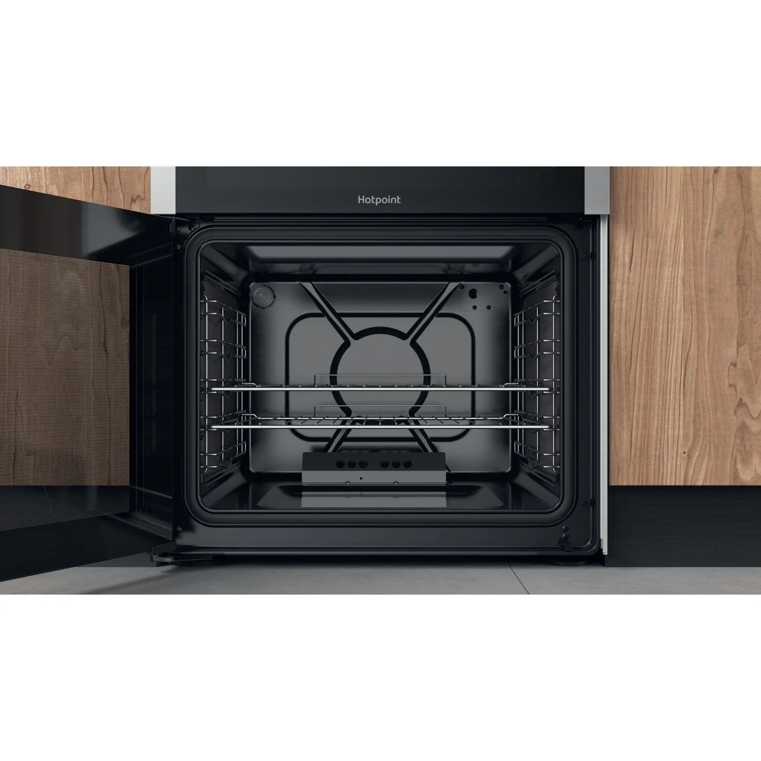 Hotpoint HDM67G0C2CX/UK Freestanding Gas Cooker - Silver