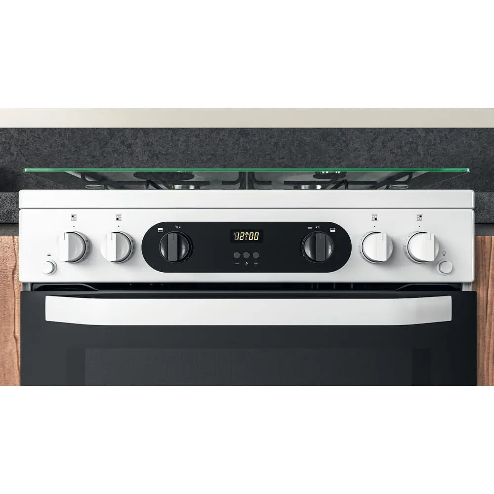 Hotpoint HDM67G0CCW/UK Freestanding Gas Cooker - White