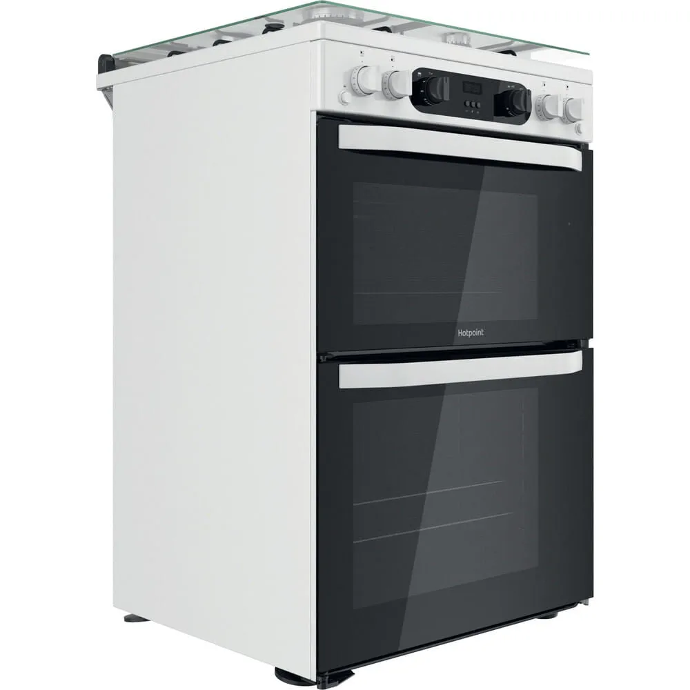 Hotpoint HDM67G0CCW/UK Freestanding Gas Cooker - White