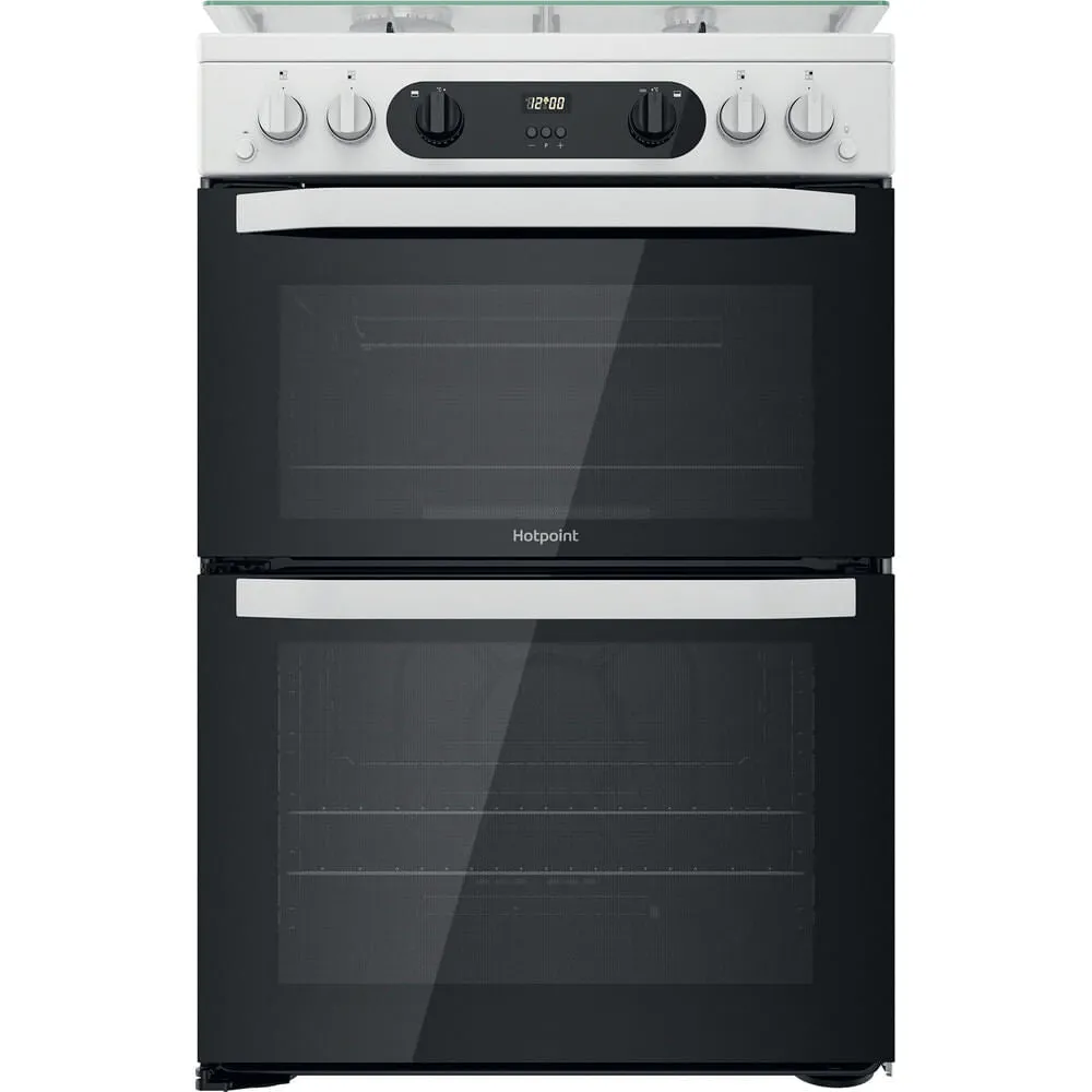 Hotpoint HDM67G0CCW/UK Freestanding Gas Cooker - White