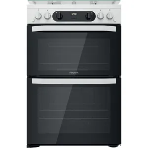 Hotpoint HDM67G0CCW/UK Freestanding Gas Cooker - White