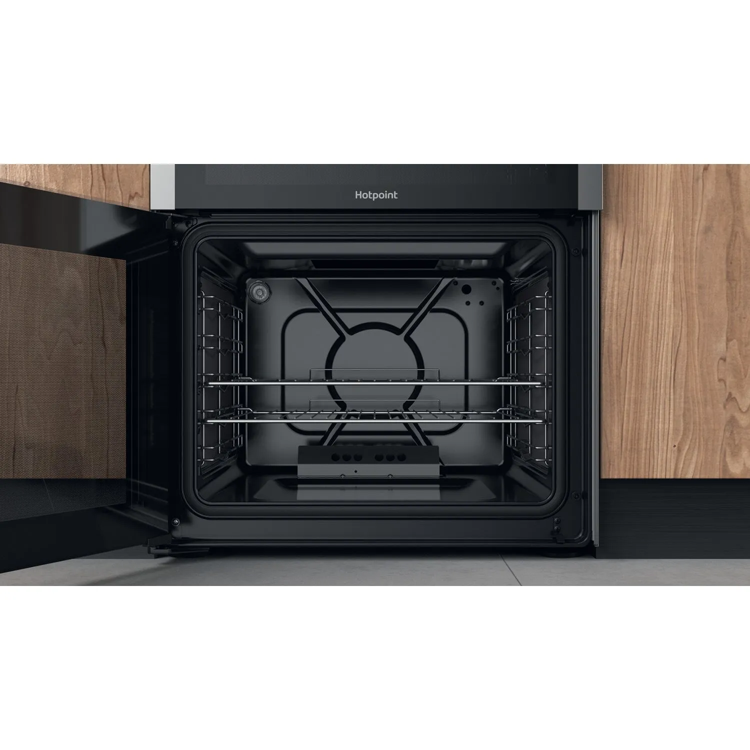 Hotpoint HDM67G0CCX/UK Freestanding Gas Cooker - Silver