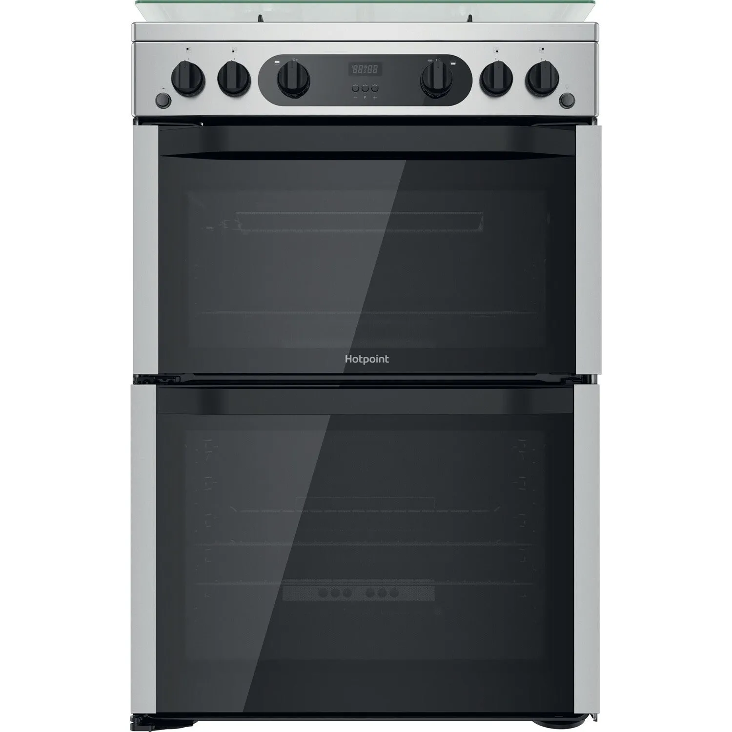Hotpoint HDM67G0CCX/UK Freestanding Gas Cooker - Silver