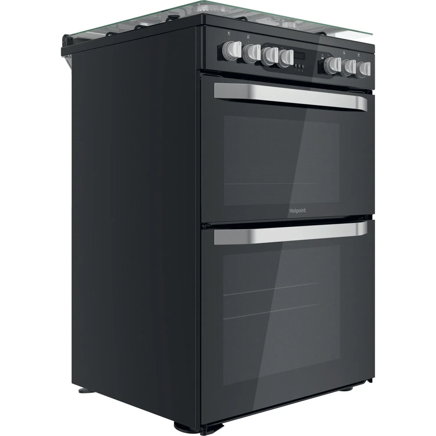 Hotpoint HDM67G9C2CB/UK Freestanding Gas Cooker - Black