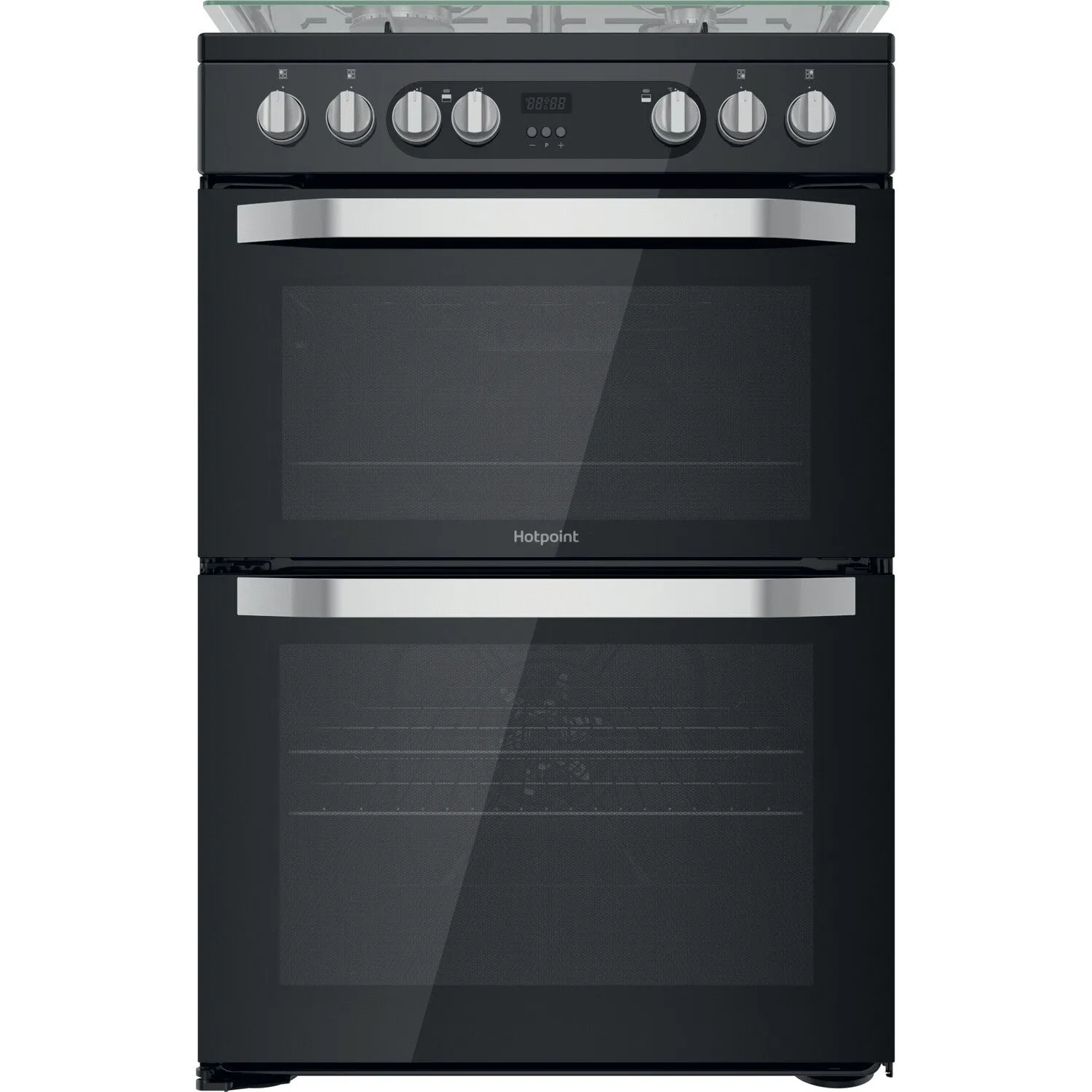 Hotpoint HDM67G9C2CB/UK Freestanding Gas Cooker - Black