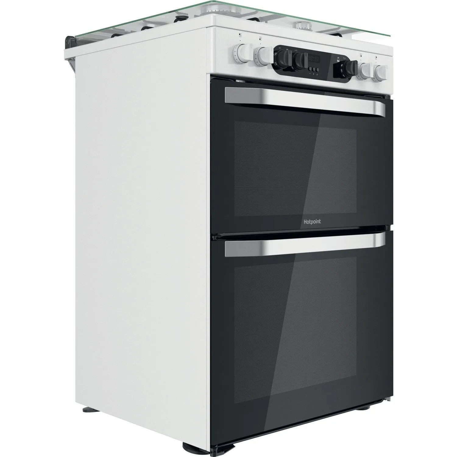 Hotpoint HDM67G9C2CW/UK Freestanding Gas Cooker - Electric, White