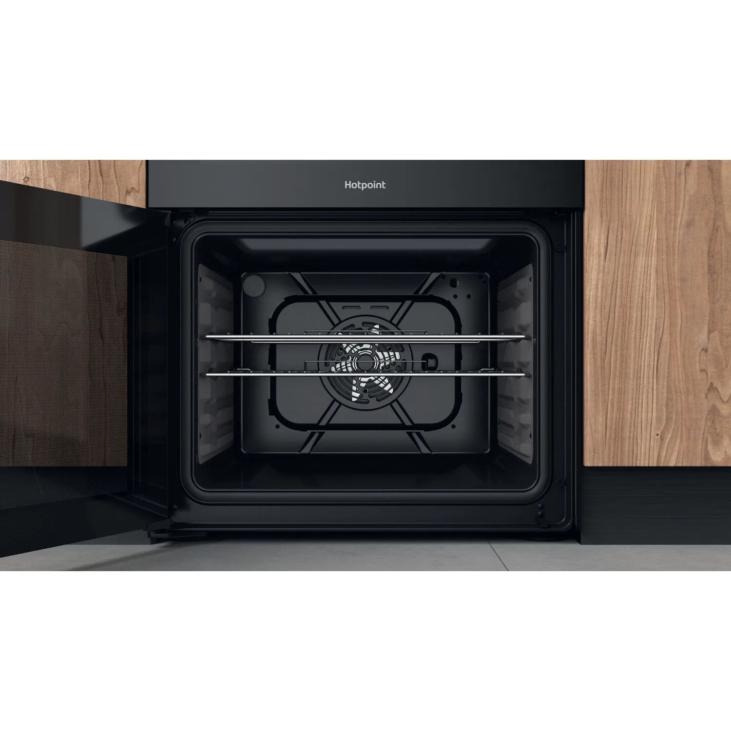 Hotpoint HDM67I9H2CB/U Freestanding Electric Cooker - Induction Hob, Black, A Rated