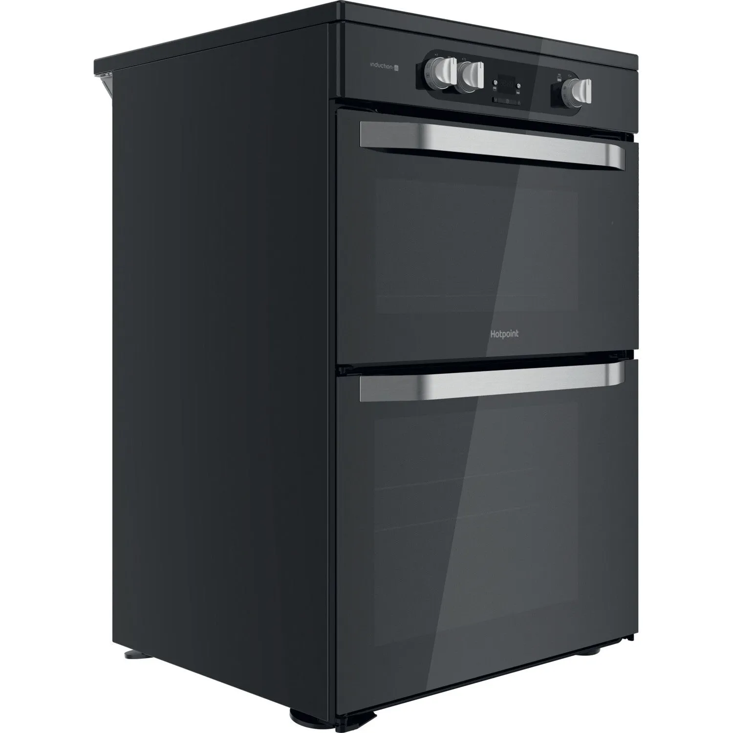 Hotpoint HDM67I9H2CB/U Freestanding Electric Cooker - Induction Hob, Black, A Rated