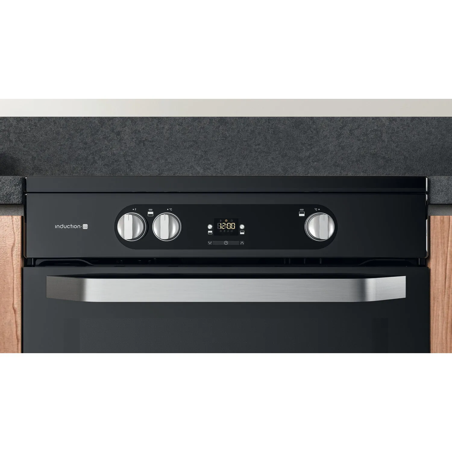 Hotpoint HDM67I9H2CB/U Freestanding Electric Cooker - Induction Hob, Black, A Rated