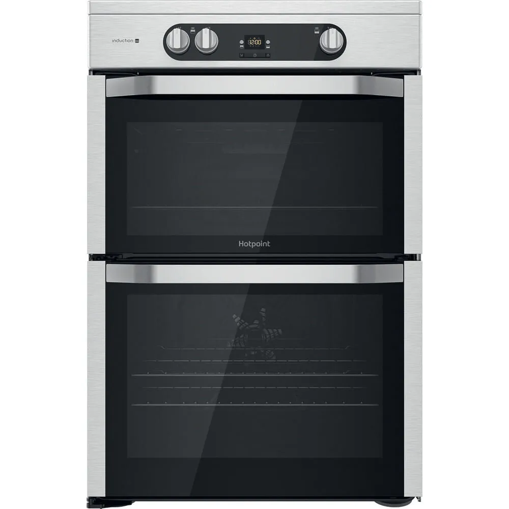 Hotpoint HDM67I9H2CX/UK Freestanding Electric Cooker - Induction Hob, Silver