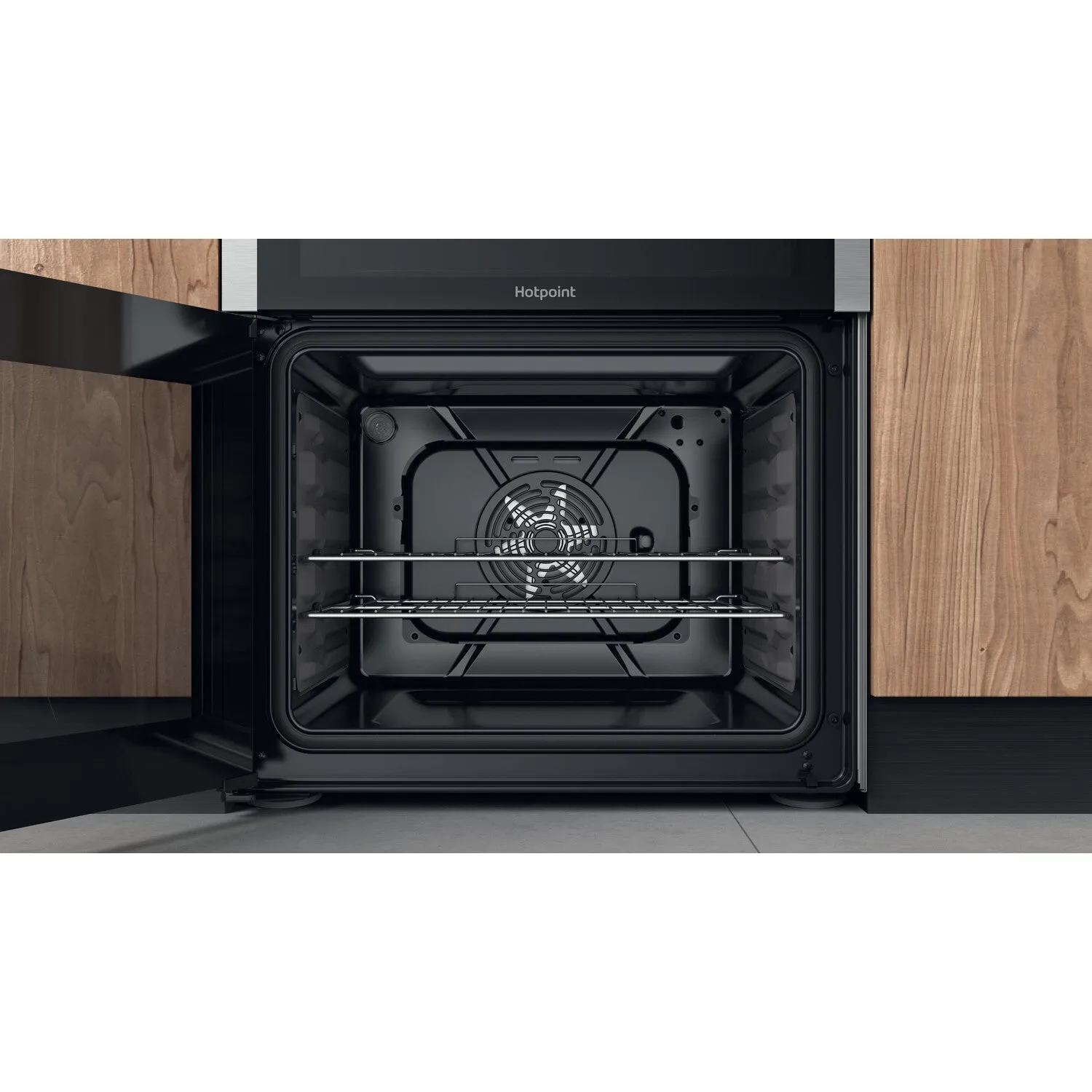 Hotpoint HDM67I9H2CX/UK Freestanding Electric Cooker - Induction Hob, Silver