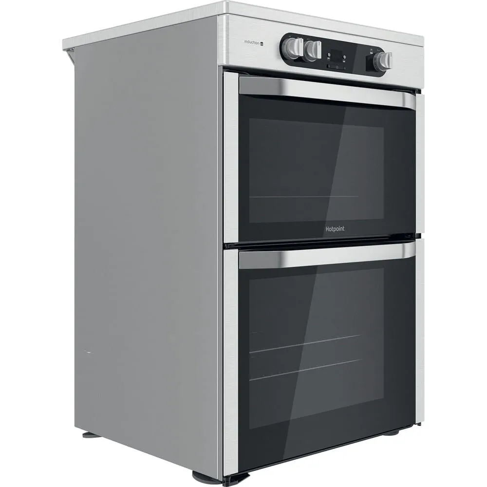 Hotpoint HDM67I9H2CX/UK Freestanding Electric Cooker - Induction Hob, Silver