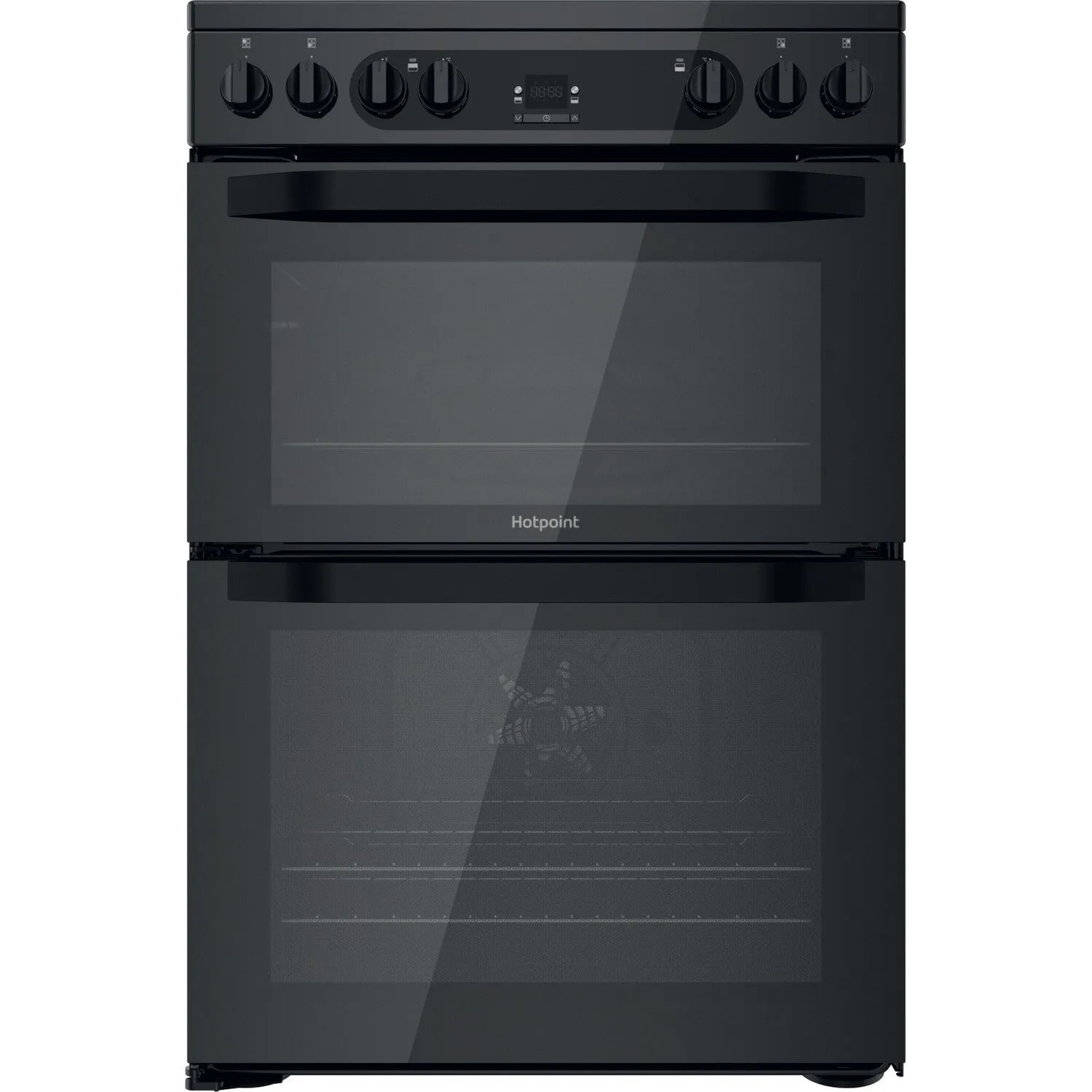 Hotpoint HDM67V92HCB/UK Freestanding Electric Ceramic Cooker - Black, A Rated