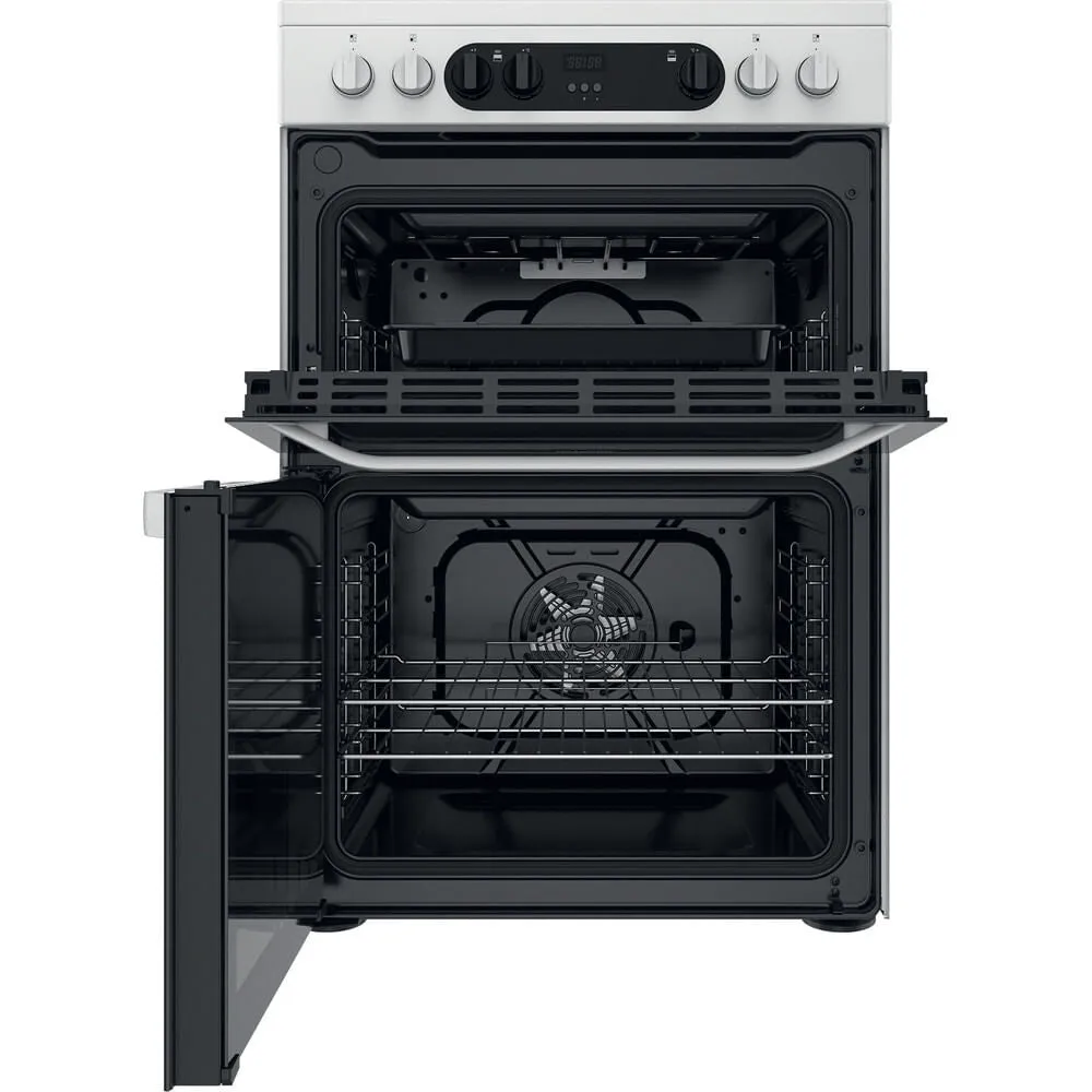 Hotpoint HDM67V9CMW/U Freestanding Electric Ceramic Cooker - White