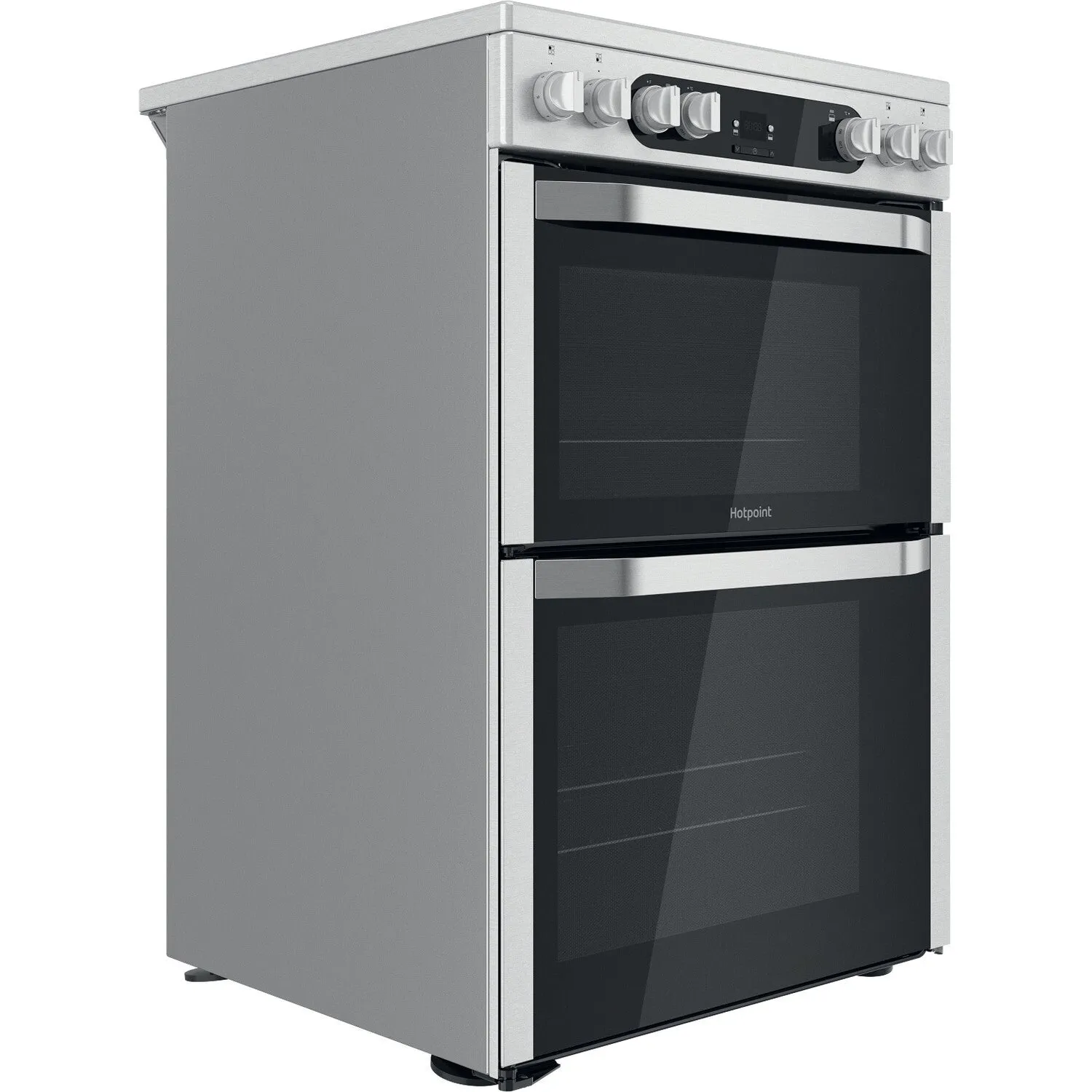 Hotpoint HDM67V9HCX/UK Freestanding Electric Ceramic Cooker - Silver