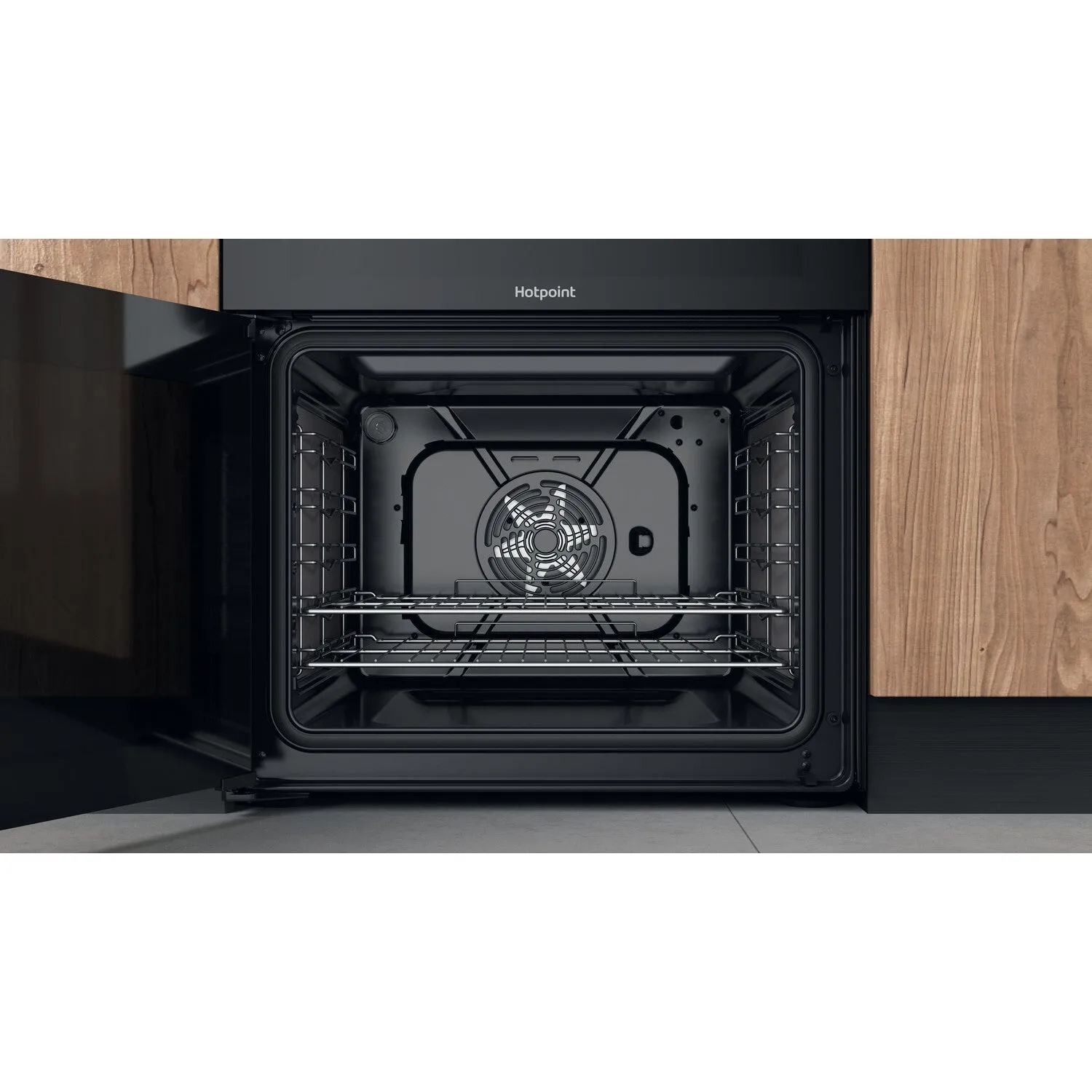 Hotpoint HDT67V9H2CB/UK Freestanding Cooker - Ceramic, Black