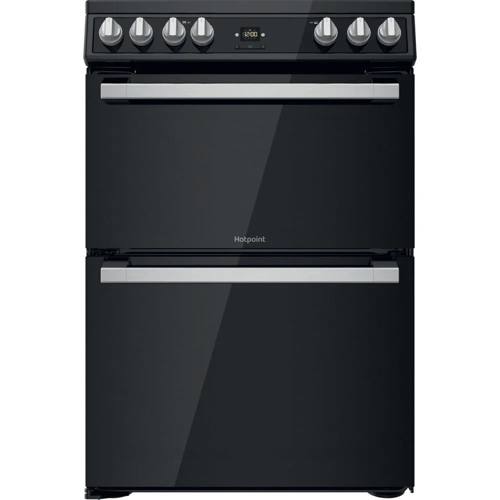 Hotpoint HDT67V9H2CB/UK Freestanding Cooker - Ceramic, Black